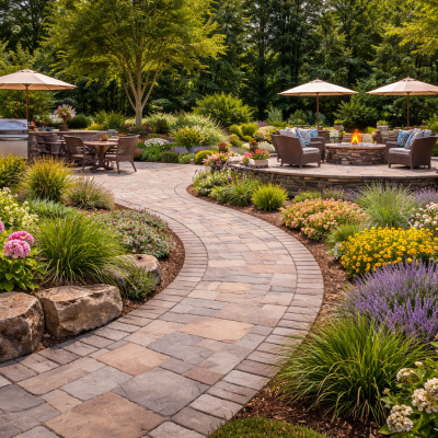 geo outdoor patio walkways